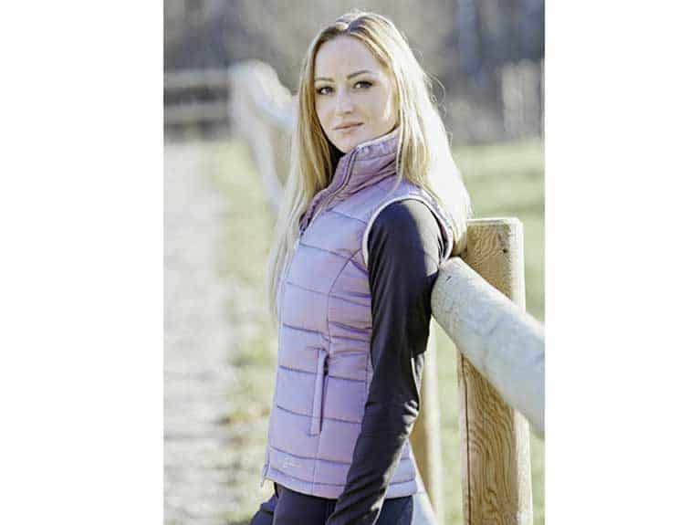 Quilted Alice gilet from Covalliero