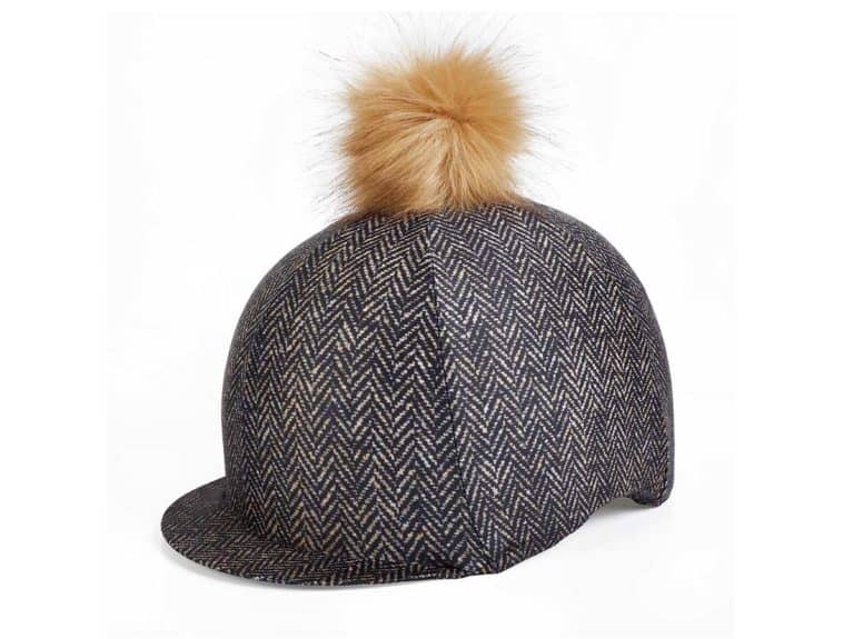 Elico brown tweed hat cover